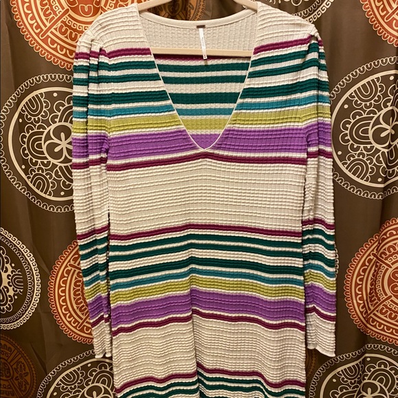 FREE PEOPLE GIDGET MINI sweater DRESS - Picture 2 of 4